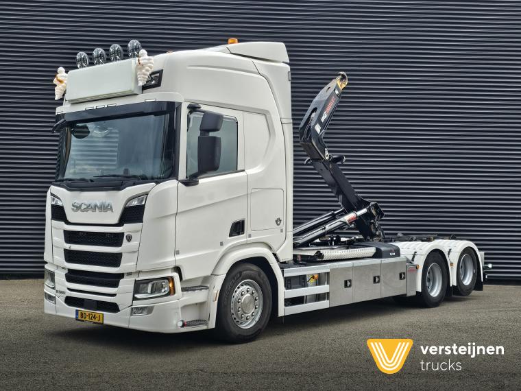 Scania R580 V8 6x2 / HOOKLIFT / HAAKARM / ABROLKIPPER