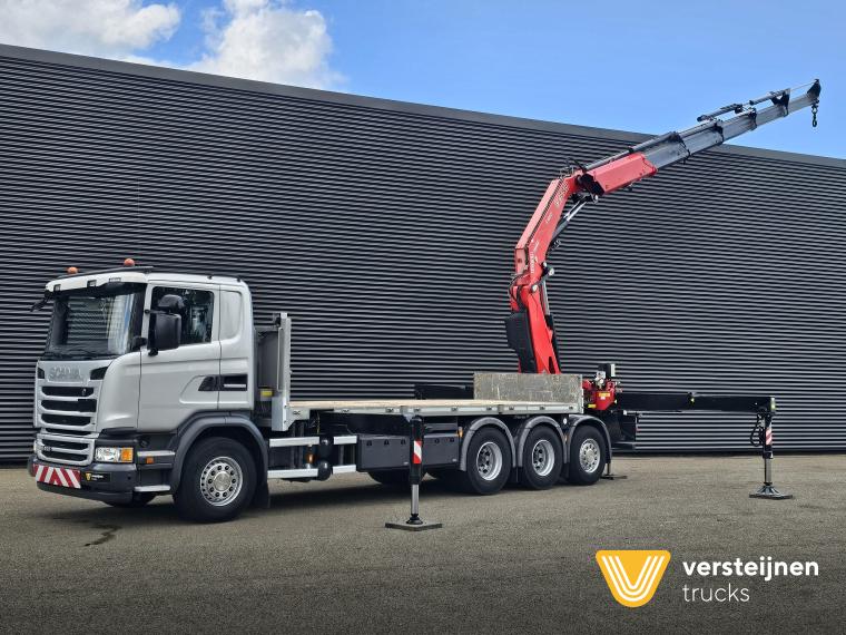 Scania G450 8x4 / RETARDER / FASSI F660 CRANE / KRAN / GRUA
