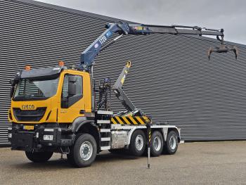 TRAKKER 380 8X6 / EURO 6 / CRANE + HOOKLIFT