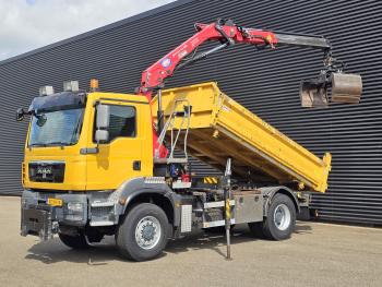 TGM 18.250 4x4 BB / CRANE + 3 SIDE TIPPER