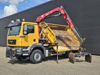 TGM 18.250 4x4 BB / CRANE + 3 SIDE TIPPER