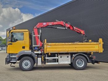 TGM 18.250 4x4 BB / CRANE + 3 SIDE TIPPER