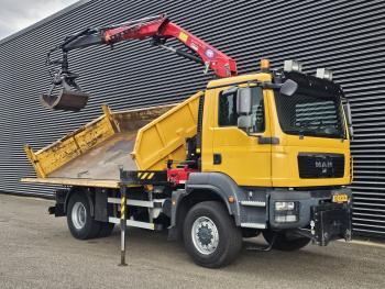 TGM 18.250 4x4 BB / CRANE + 3 SIDE TIPPER