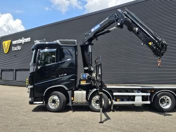 FH540 8X4 / HMF 28TM KRAN / CRANE / OPRIJ- MACHINETRANSPORT