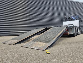 FH540 8X4 / HMF 28TM KRAN / CRANE / OPRIJ- MACHINETRANSPORT