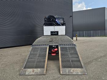 FH540 8X4 / HMF 28TM KRAN / CRANE / OPRIJ- MACHINETRANSPORT