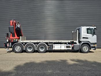G450 8x4 / RETARDER / FASSI F660 CRANE / KRAN / GRUA