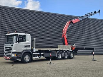 G450 8x4 / RETARDER / FASSI F660 CRANE / KRAN / GRUA