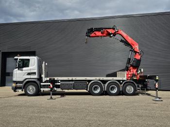 G450 8x4 / RETARDER / FASSI F660 CRANE / KRAN / GRUA