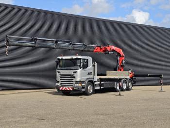 G450 8x4 / RETARDER / FASSI F660 CRANE / KRAN / GRUA