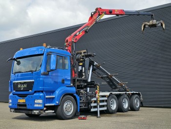 TGS 35.400 8x4-4 / PALFINGER Z CRANE + CONTAINER SYSTEM
