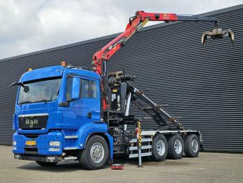 TGS 35.400 / 8x4-4 / CONTAINER SYSTEM / PALFINGER Z CRANE
